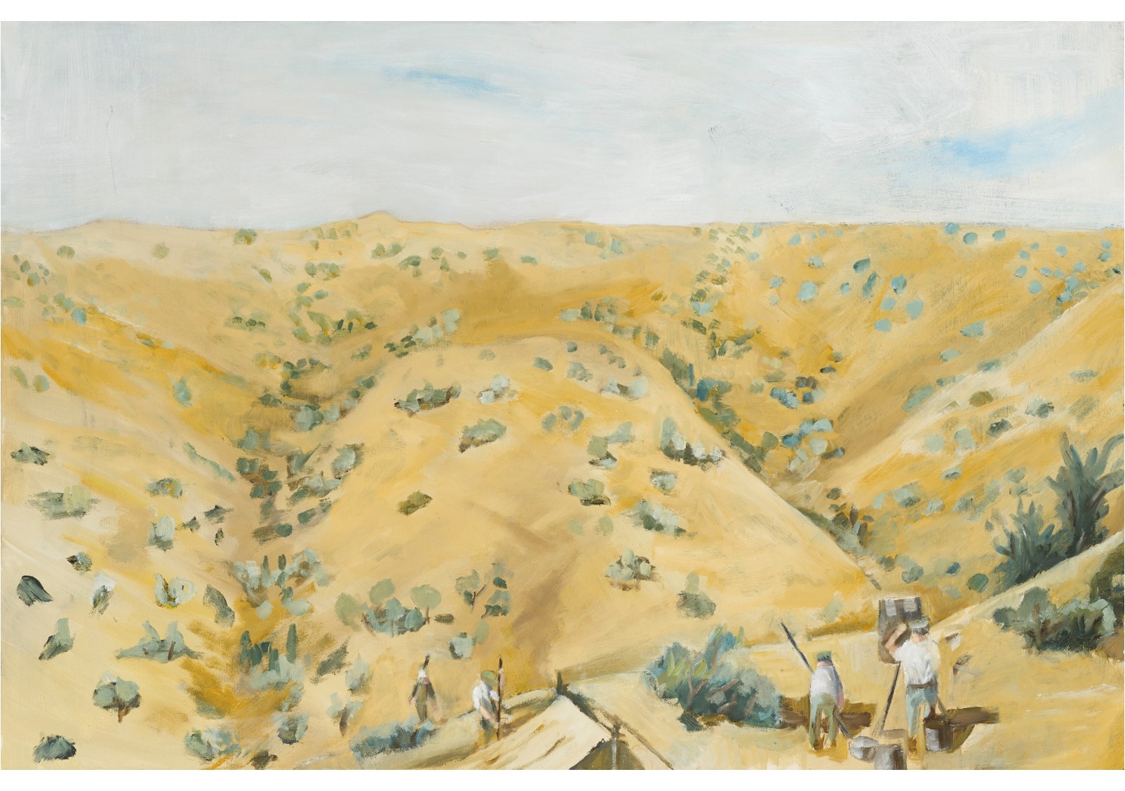 Hugh Tranter_Australian Signals Establishing Telephone Station Gallipoli 1915 1