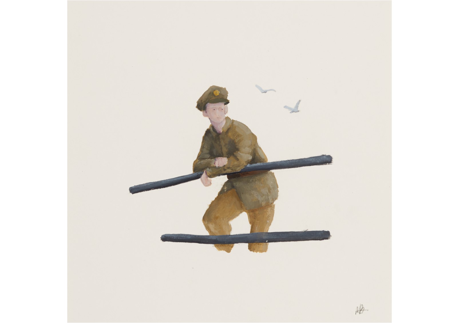 Max Berry_Young Man leaning on ship's rails